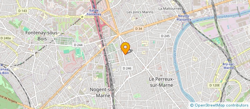 localisation de l'entreprise SCI COFIX  LE PERREUX-SUR-MARNE
