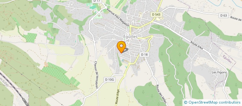 localisation de l'entreprise SCI COFORO  EGUILLES