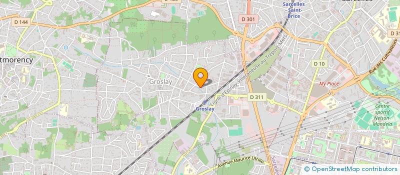 localisation de l'entreprise SCI COFRACLE IMMO  GROSLAY