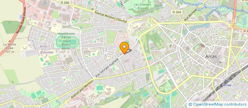 localisation de l'entreprise SCI COFRELI à ARRAS