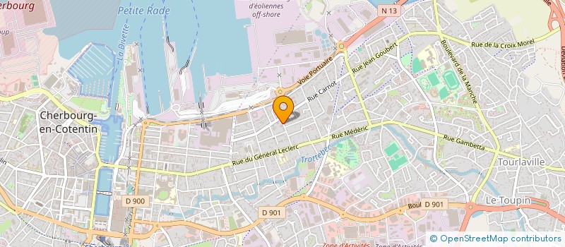 localisation de l'entreprise SCI COFRES à CHERBOURG-EN-COTENTIN