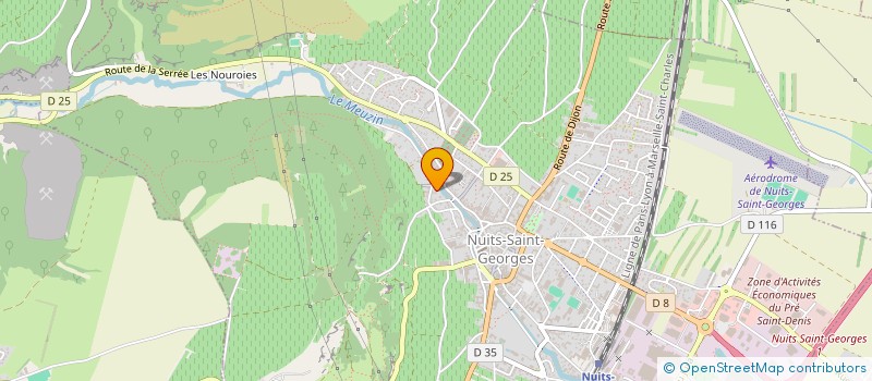 localisation de l'entreprise SCI COFSSA à NUITS-SAINT-GEORGES