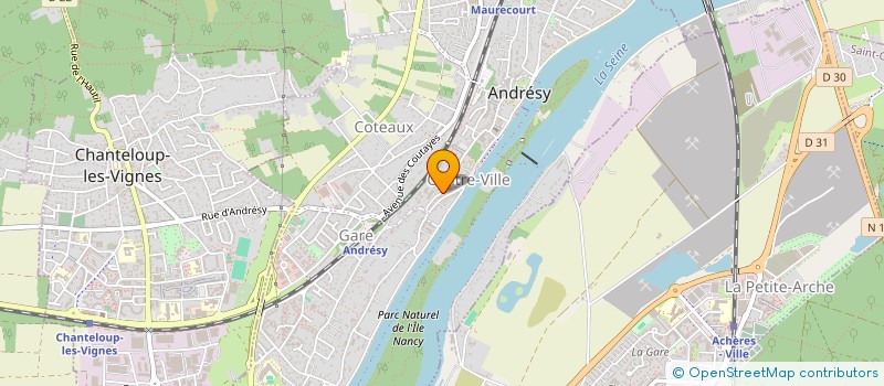 localisation de l'entreprise SCI COG  ANDRESY