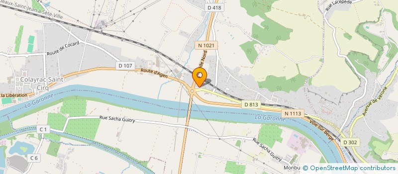 localisation de l'entreprise SCI COGAR  COLAYRAC-SAINT-CIRQ