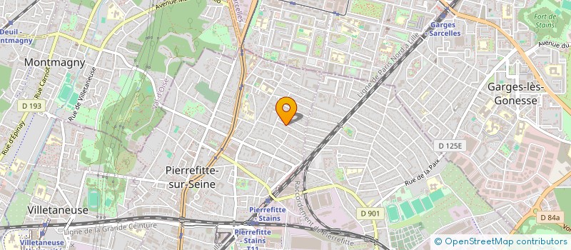 localisation de l'entreprise SCI COGEFIX à PIERREFITTE-SUR-SEINE