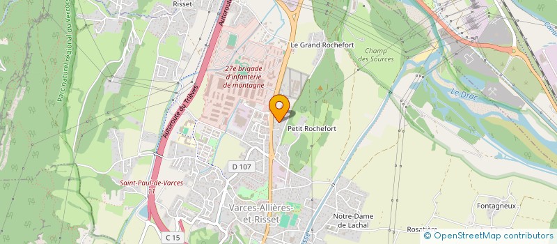 localisation de l'entreprise SCI COGERIM à VARCES-ALLIERES-ET-RISSET