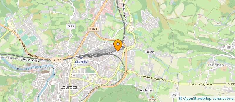 localisation de l'entreprise SCI COGEST  LOURDES