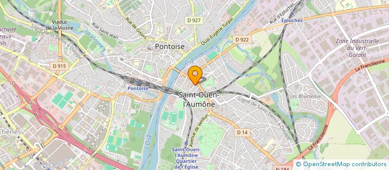 localisation de l'entreprise SCI COGEXIS à SAINT-OUEN-L'AUMONE