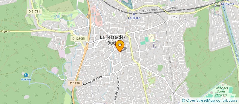 localisation de l'entreprise SCI COGHE à LA TESTE-DE-BUCH