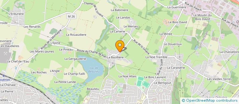 localisation de l'entreprise SCI COGIL à COUERON