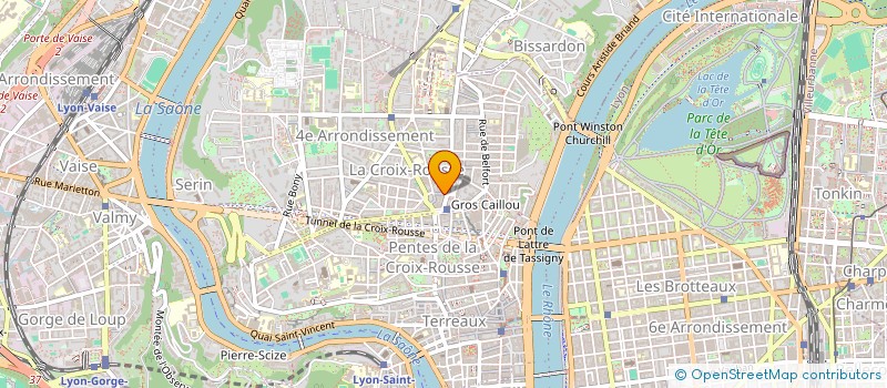 localisation de l'entreprise SCI COGIL  LYON