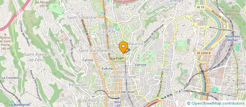 localisation de l'entreprise SCI COGILAREVE  NICE