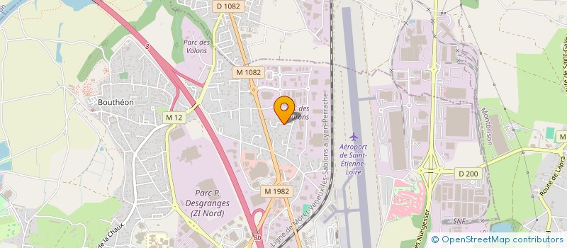 localisation de l'entreprise SCI COGIMA  ANDREZIEUX-BOUTHEON