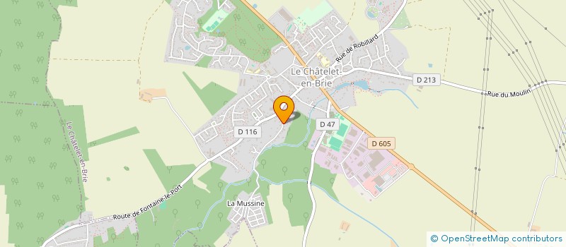 localisation de l'entreprise SCI COGIME  LE CHATELET-EN-BRIE