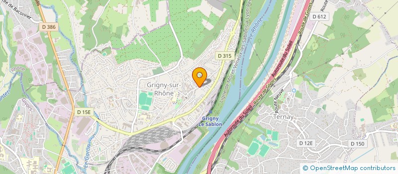 localisation de l'entreprise SCI COGIMO  GRIGNY