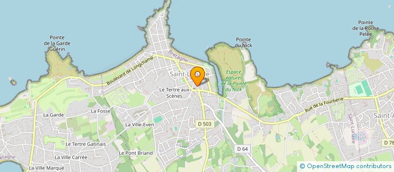 localisation de l'entreprise SCI COGIN  SAINT-LUNAIRE