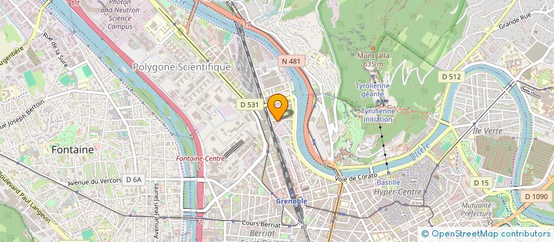 localisation de l'entreprise SCI COGISENS  GRENOBLE