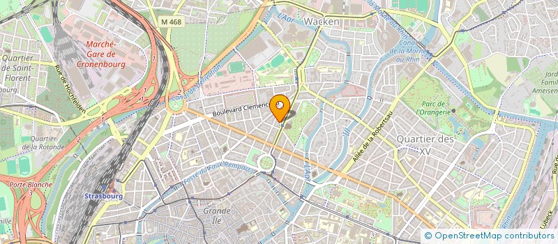 localisation de l'entreprise SCI COGITO  STRASBOURG