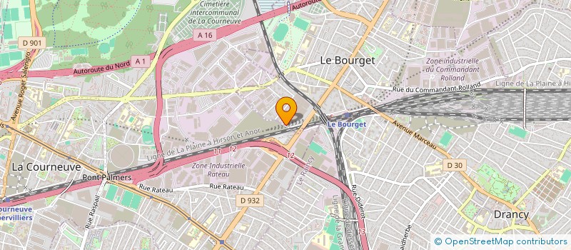 localisation de l'entreprise SCI COGNAC à LE BOURGET