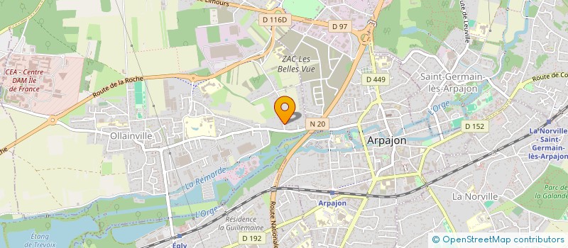 localisation de l'entreprise SCI COGNE  OLLAINVILLE