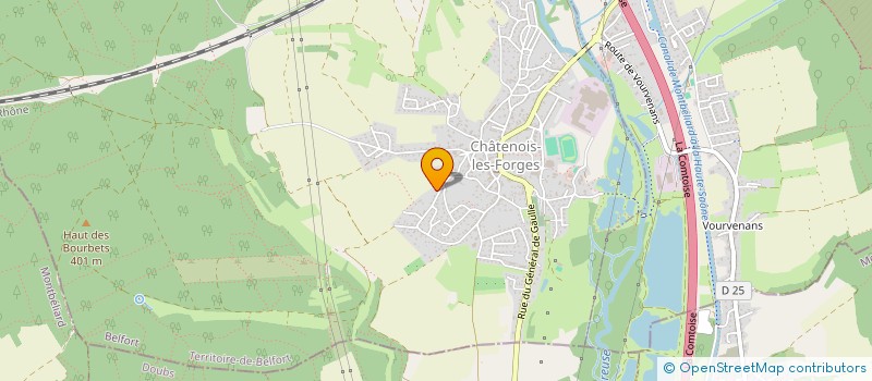 localisation de l'entreprise SCI COGNELOT à CHATENOIS-LES-FORGES
