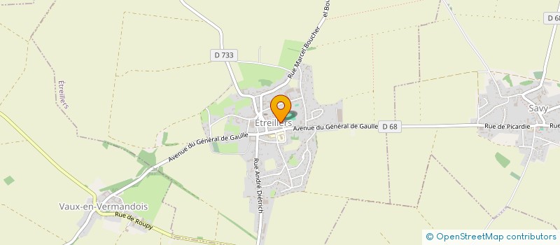 localisation de l'entreprise SCI COHARDY  ETREILLERS