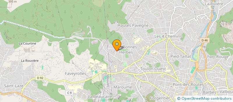 localisation de l'entreprise SCI COHE  TOULON