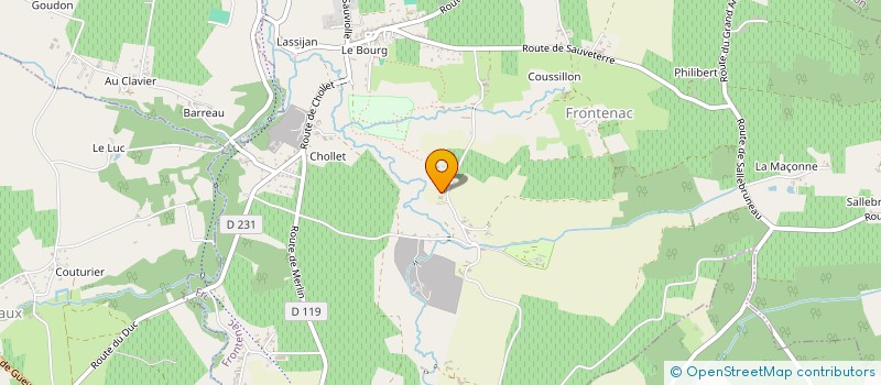 localisation de l'entreprise SCI COHE NEPTUNE  FRONTENAC