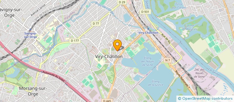 localisation de l'entreprise SCI COHESA à VIRY-CHATILLON