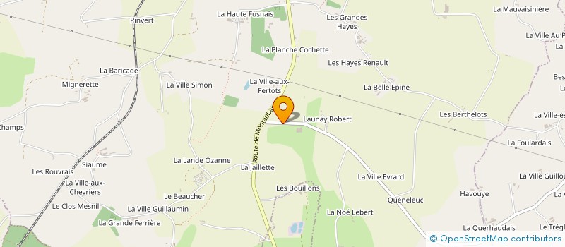 localisation de l'entreprise SCI COHIGNAC-RIOCHE  LA CHAPELLE DU LOU DU LAC