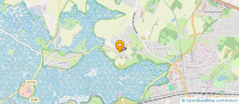 localisation de l'entreprise SCI COHORS  GUERANDE