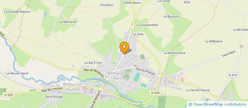 localisation de l'entreprise SCI COHU CHRISTIAN ET COHU PHILIPPE à REMALARD-EN-PERCHE