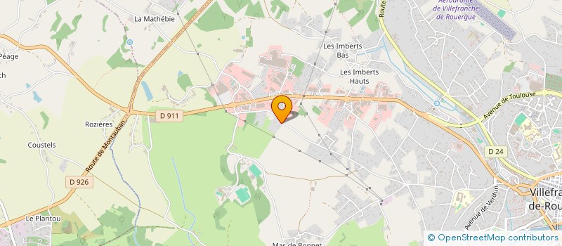 localisation de l'entreprise SCI COIFF  VILLEFRANCHE-DE-ROUERGUE