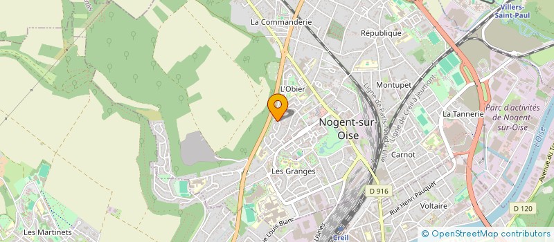 localisation de l'entreprise SCI COIFF51  NOGENT SUR OISE