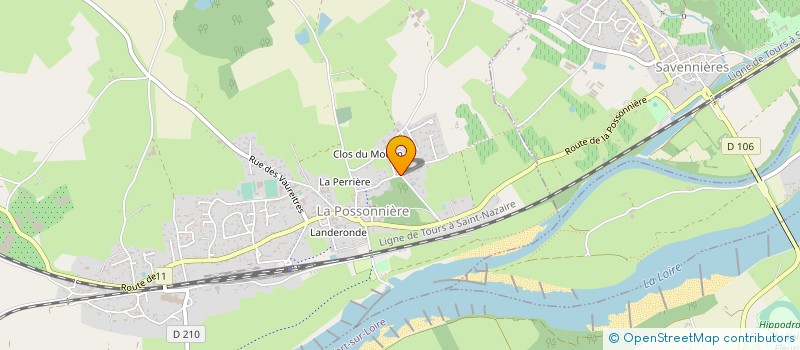 localisation de l'entreprise SCI COIFFARD  LA POSSONNIERE