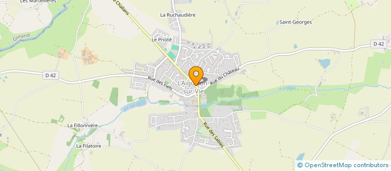 localisation de l'entreprise SCI COIFFURE DEL'ANGE à L'AIGUILLON-SUR-VIE