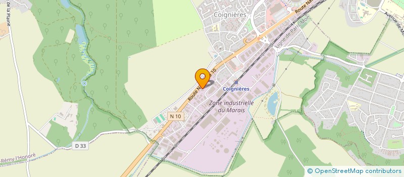 localisation de l'entreprise SCI COIGNERES EXPANSION à COIGNIERES