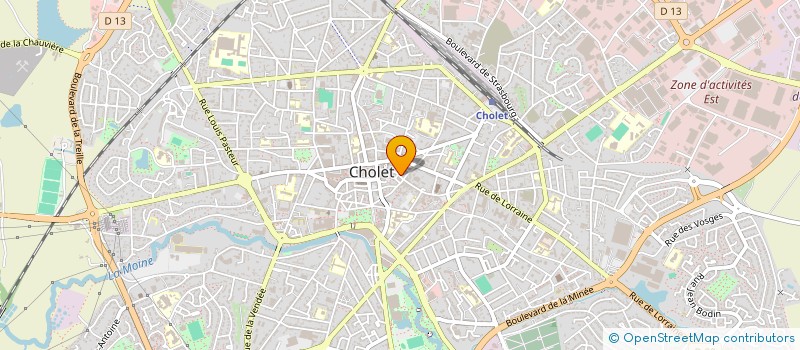 localisation de l'entreprise SCI COIN DE VIE 2 à CHOLET