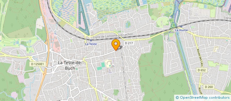 localisation de l'entreprise SCI COIN TRANQUILLE  LA TESTE-DE-BUCH