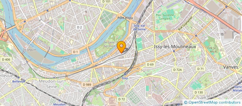 localisation de l'entreprise SCI COIPEAULT & FILS  ISSY-LES-MOULINEAUX