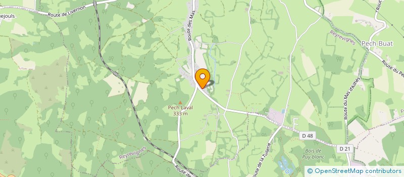 localisation de l'entreprise SCI COISPEAU  REYREVIGNES