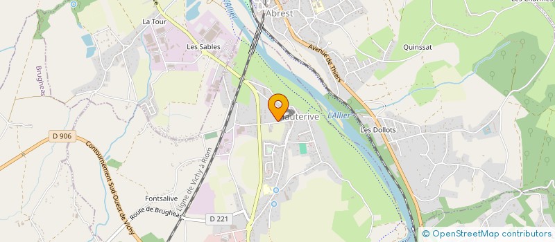 localisation de l'entreprise SCI COJACK à HAUTERIVE