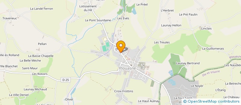 localisation de l'entreprise SCI COJAN DELACROIX  PLOUASNE