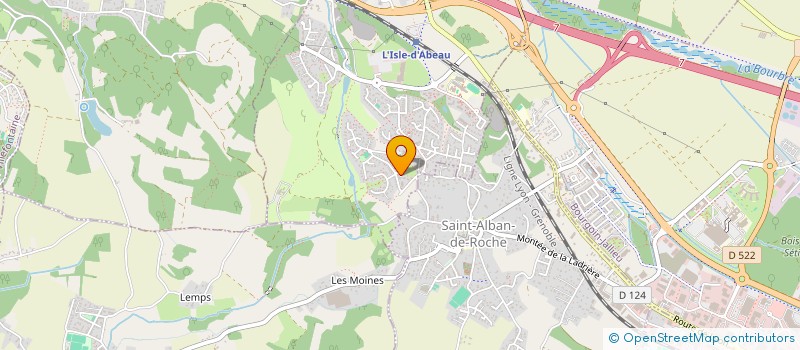 localisation de l'entreprise SCI COJE  L'ISLE-D'ABEAU