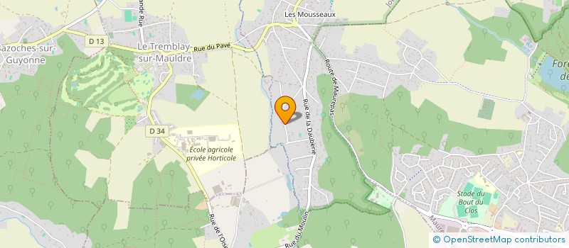 localisation de l'entreprise SCI COJEAN'S SISTERS  JOUARS-PONTCHARTRAIN