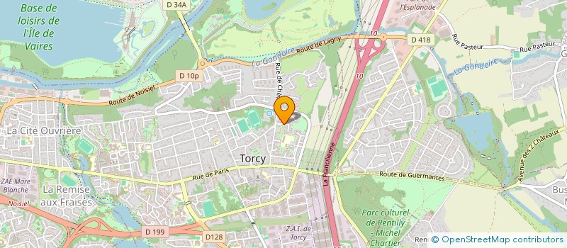 localisation de l'entreprise SCI COJEEL  TORCY