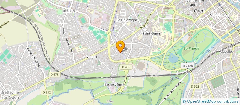 localisation de l'entreprise SCI COJEMPA à CAEN