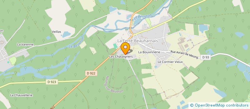 localisation de l'entreprise SCI COJEPI DE SOLOGNE  LA FERTE-BEAUHARNAIS