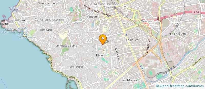 localisation de l'entreprise SCI COJJAS à MARSEILLE