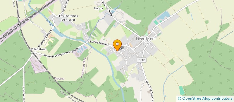 localisation de l'entreprise SCI COJOMESSIA à LIVERDY-EN-BRIE